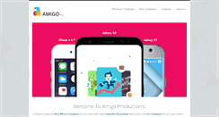 Desktop Screenshot of amigo-productions.com